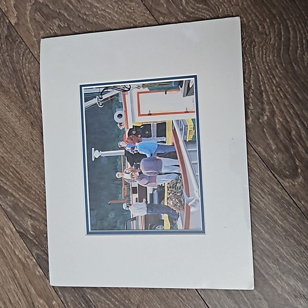 Lloyd Pretty "on the Wharf" print